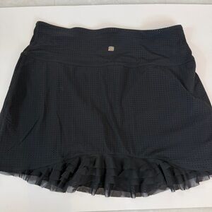 Bobbe Active Nordstrom XL Black Tennis Skort. Cute as a Bunny Skirt.